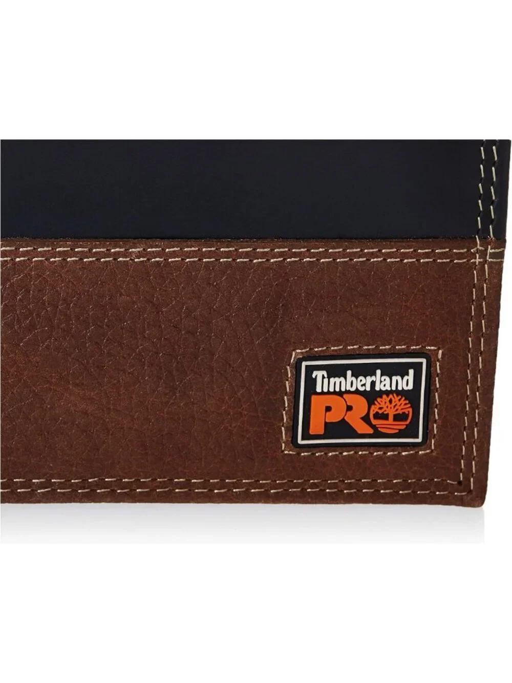 Men's RFID Leather Long Bifold Wallet - Stylish, Durable, Teak Color, One Size